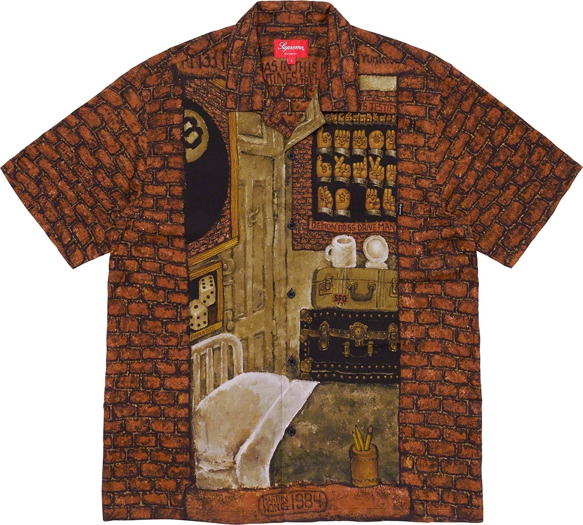 Martin Wong/Supreme Secret World Rayon S/S Shirt
